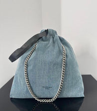 Load image into Gallery viewer, Crush Denim Tote
