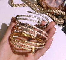 Load image into Gallery viewer, Juste Un Clou Double Bangle