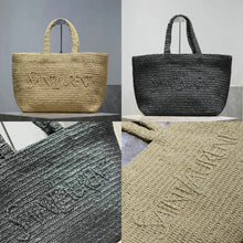 Load image into Gallery viewer, Raffia Tote