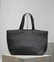 Load image into Gallery viewer, Raffia Tote