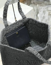 Load image into Gallery viewer, Raffia Tote