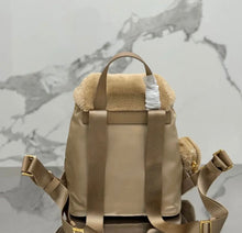 Load image into Gallery viewer, Re Nylon Shearling Backpack
