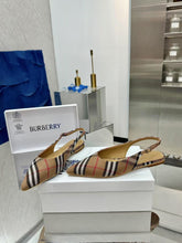 Load image into Gallery viewer, Check Slingback Pumps