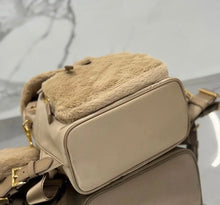 Load image into Gallery viewer, Re Nylon Shearling Backpack
