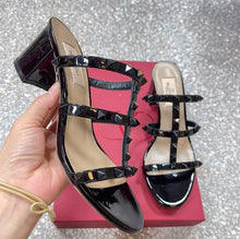 Load image into Gallery viewer, Rockstud Mules 6.5cm
