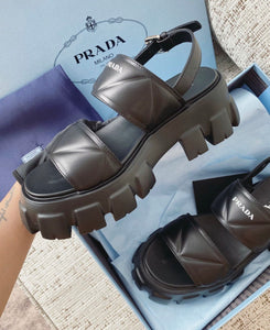 Padded Leather Sandals