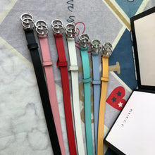 Load image into Gallery viewer, Leather Belt 2cm