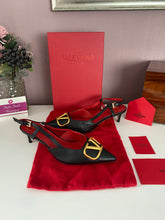 Load image into Gallery viewer, V Logo Slingback 4cm