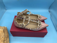 Load image into Gallery viewer, Rockstud Ballerina Flats
