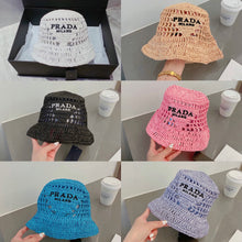 Load image into Gallery viewer, Raffia Bucket Hat