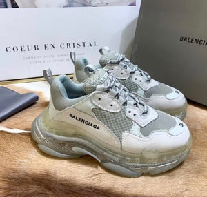 Triple S Clear Sole Whites