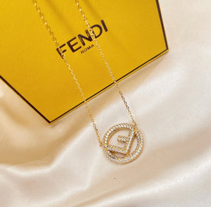 F Logo Necklace