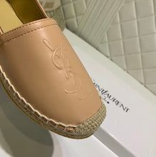 Load image into Gallery viewer, Monogram Leather Espadrilles
