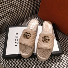 Load image into Gallery viewer, Leather Espadrille Sandals