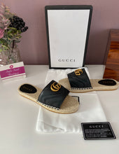 Load image into Gallery viewer, Leather Espadrille Sandals
