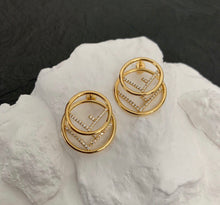 Load image into Gallery viewer, F Logo Earrings
