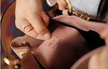 Load image into Gallery viewer, Leather Bucket Bag