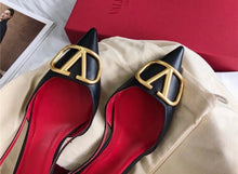 Load image into Gallery viewer, V Logo Slingback 4cm