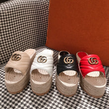 Load image into Gallery viewer, Leather Espadrille Sandals