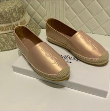 Load image into Gallery viewer, Monogram Leather Espadrilles