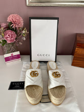 Load image into Gallery viewer, Leather Espadrille Sandals