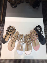 Load image into Gallery viewer, Rockstud Thong Sandals
