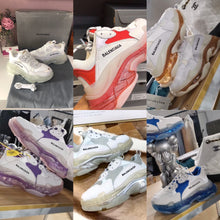 Load image into Gallery viewer, Triple S Clear Sole Whites