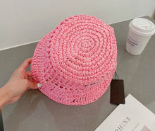 Load image into Gallery viewer, Raffia Bucket Hat