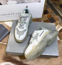 Load image into Gallery viewer, Triple S Clear Sole Whites