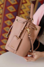 Load image into Gallery viewer, Leather Bucket Bag