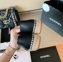 Load image into Gallery viewer, Leather Espadrilles