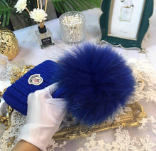 Load image into Gallery viewer, Fur Pom Hat