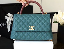 Load image into Gallery viewer, Top Handle Flap Bag