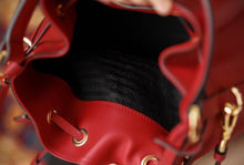 Load image into Gallery viewer, Leather Bucket Bag