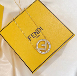 F Logo Necklace