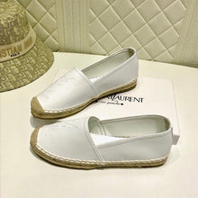 Load image into Gallery viewer, Monogram Leather Espadrilles