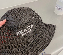 Load image into Gallery viewer, Raffia Bucket Hat