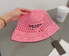 Load image into Gallery viewer, Raffia Bucket Hat