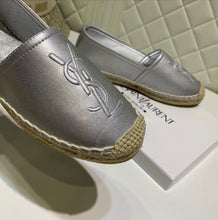 Load image into Gallery viewer, Monogram Leather Espadrilles