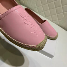 Load image into Gallery viewer, Monogram Leather Espadrilles