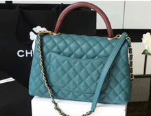 Load image into Gallery viewer, Top Handle Flap Bag