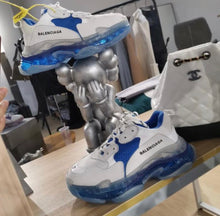 Load image into Gallery viewer, Triple S Clear Sole Whites