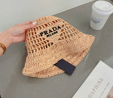 Load image into Gallery viewer, Raffia Bucket Hat
