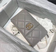 Load image into Gallery viewer, Lambskin Phone Card Purse