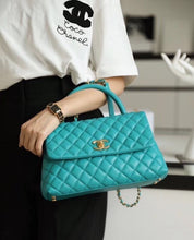 Load image into Gallery viewer, Top Handle Flap Bag