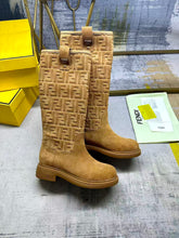 Load image into Gallery viewer, FF Suede Boots

