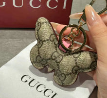 Load image into Gallery viewer, GG Butterfly Bag Charm/Keychain
