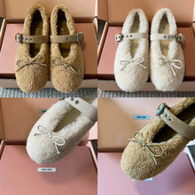 Load image into Gallery viewer, Shearling Ballerinas
