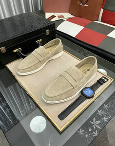 Suede Loafers
