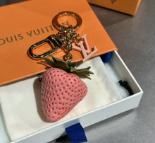 Load image into Gallery viewer, Strawberry Bag Charm/Keychain
